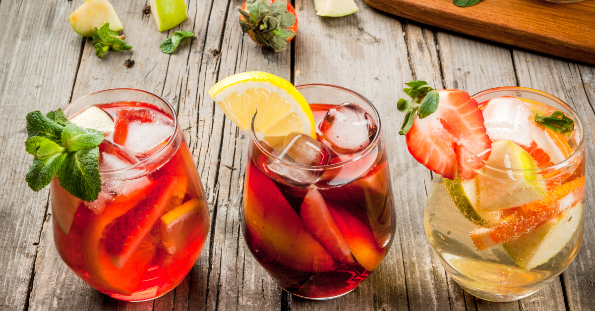 Mexican sangria red & white wine