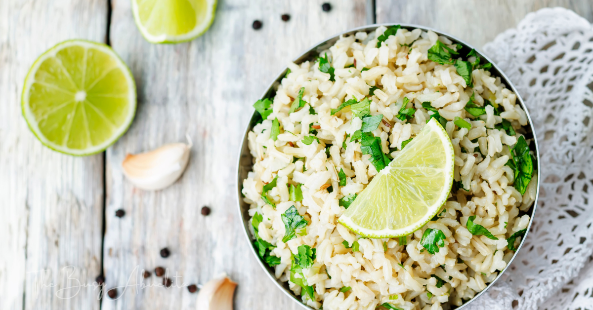 keto cilantro lime rice